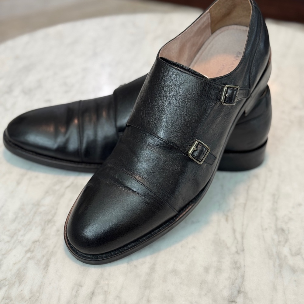 Banana Republic Black Leather Loafers